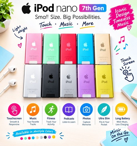 Apple ipod nano 7th generation - nano,