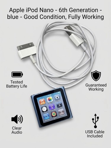 Apple ipod nano 6th - apple,